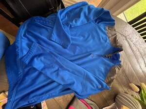 Under Armour Men's Fleece Quarter-Zip Pullover Jacket Blue and Grey